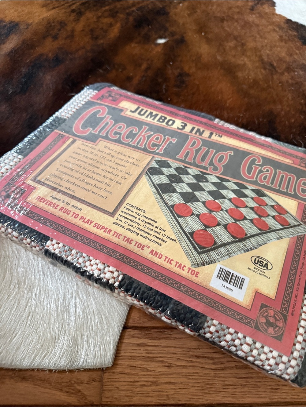 Checker game - Red and Black Board Game
